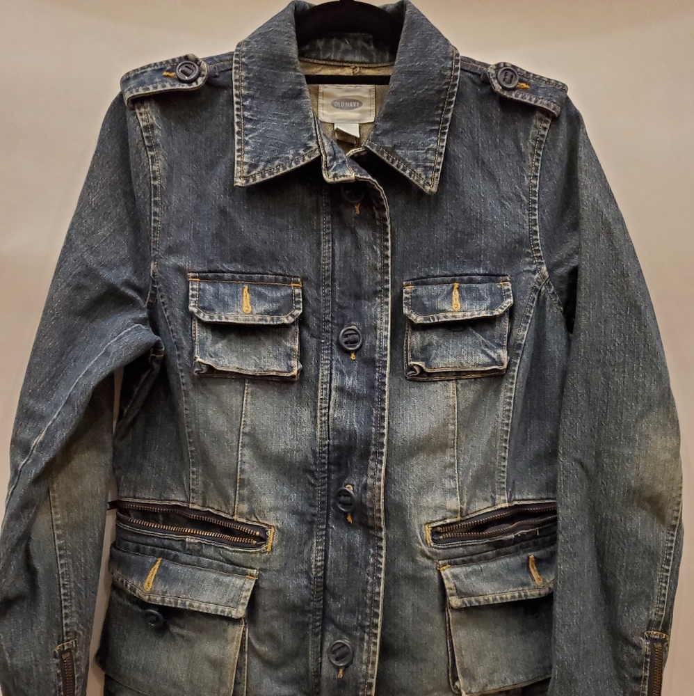 Old Navy Medium Wash Denim Jacket